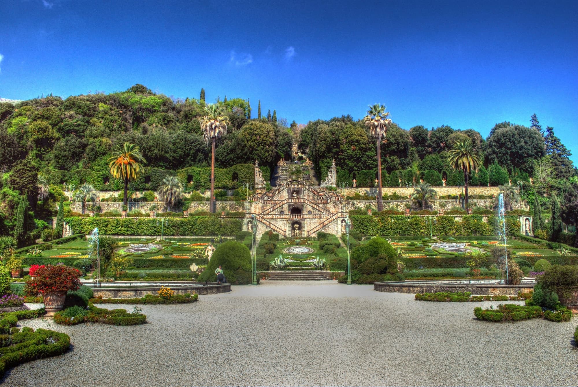 Vista de la Villa Garzoni