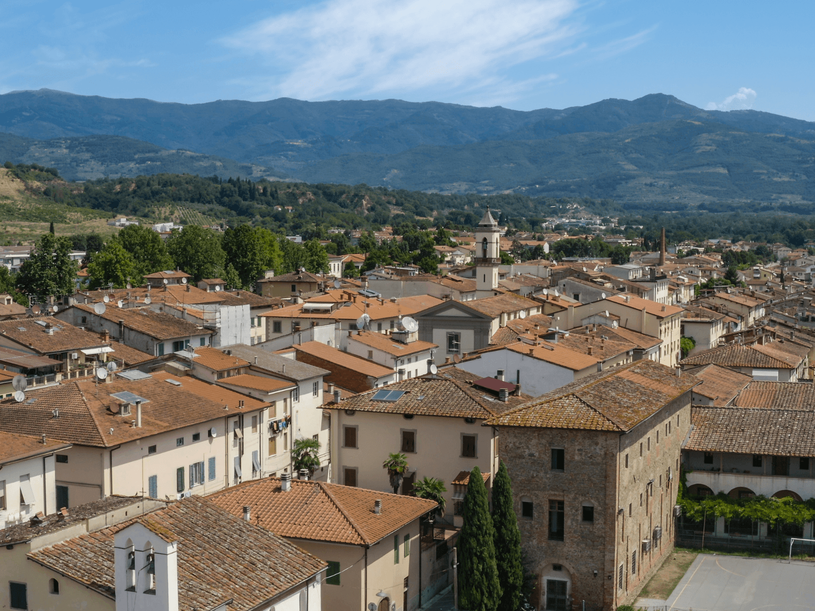 Draufsicht Terranuova Bracciolini