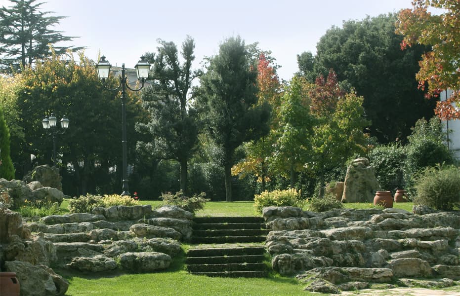 Parque termal y jardín de las Termas de Casciana