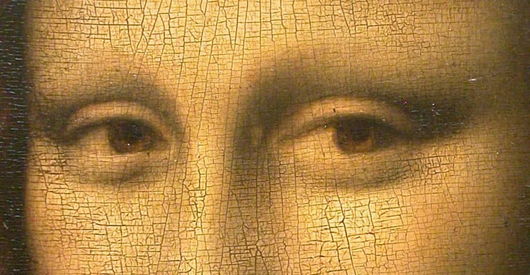 Die Mona Lisa, Detail