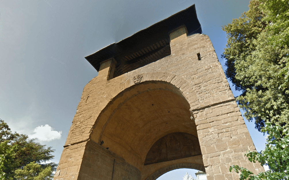 Vista della Porta San Gallo