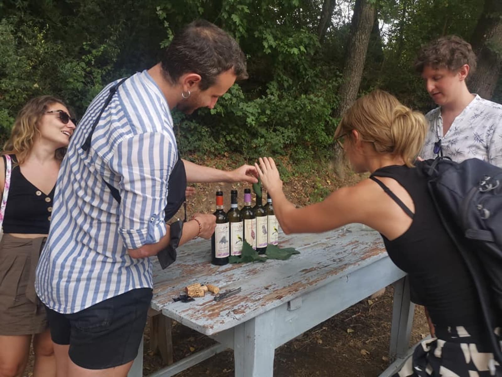 Degustazione di vini al Molinaccio di Montepulciano