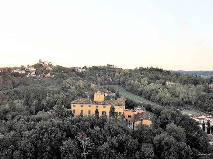 Villa Sonnino dall'alto
