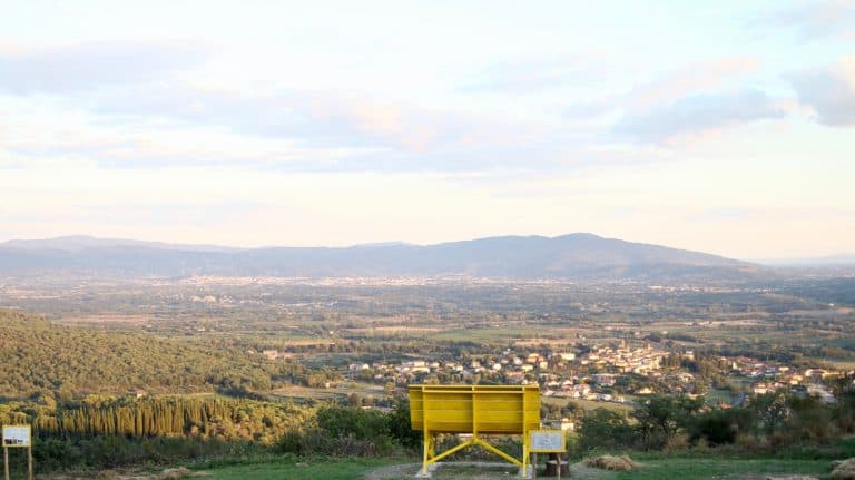 La panchina gigante di Castiglion Fibocchi