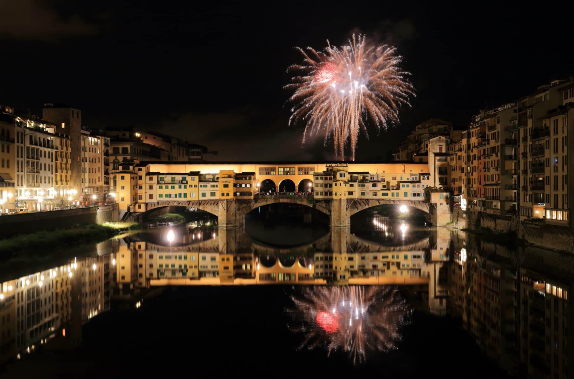 Fuochi d'artificio Ponte Vecchio