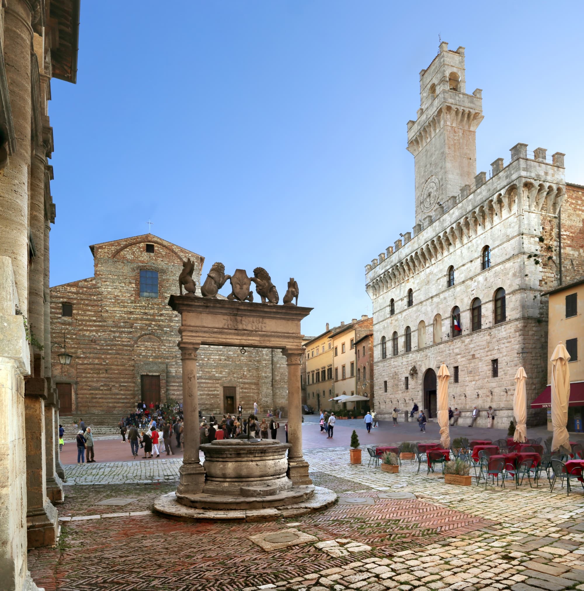 Plaza Grande en Montepulciano