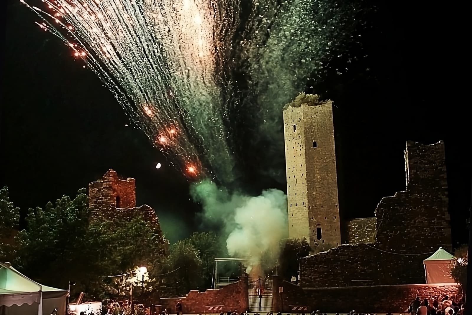 Fuochi d'artificio in occasione della Festa di San Lodovico