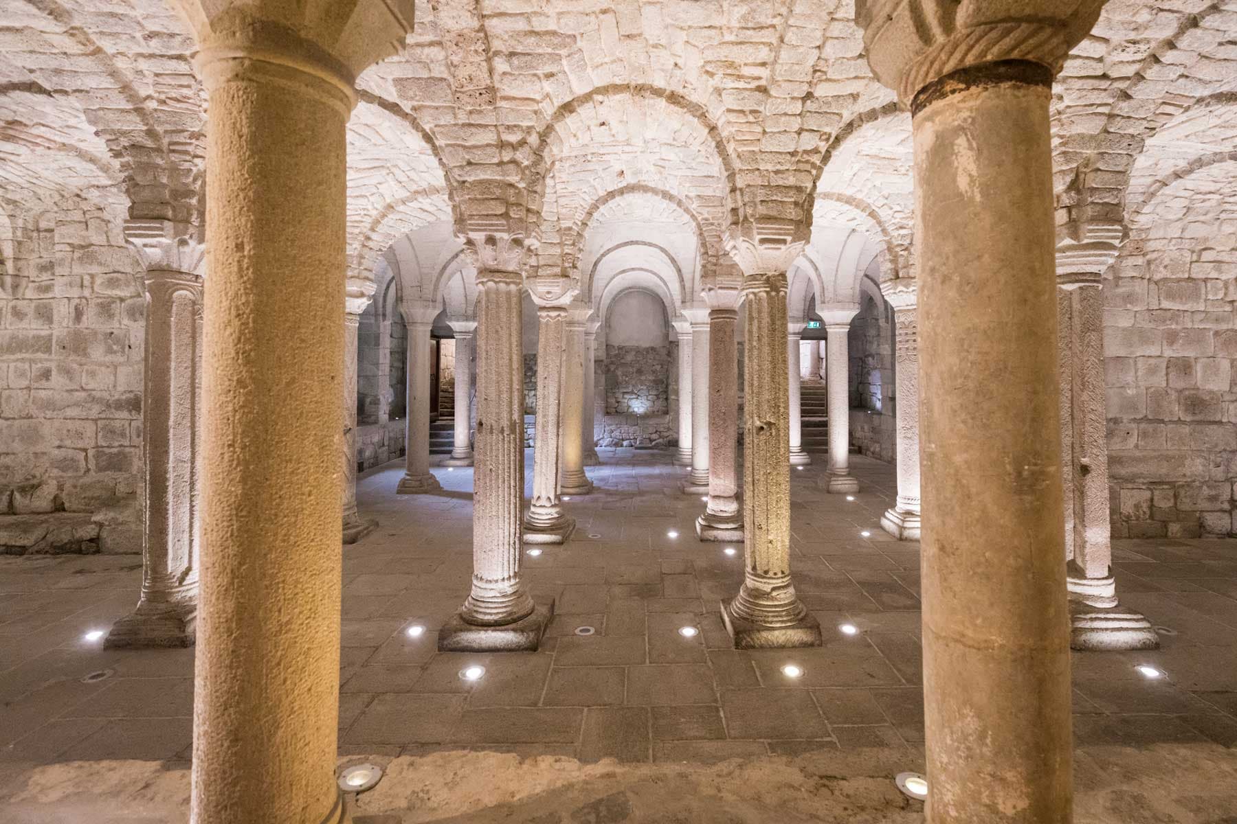 La cripta dell'Abbazia San Salvatore