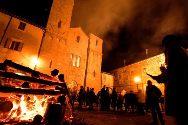 Las Antorchas de Abbadia San Salvatore