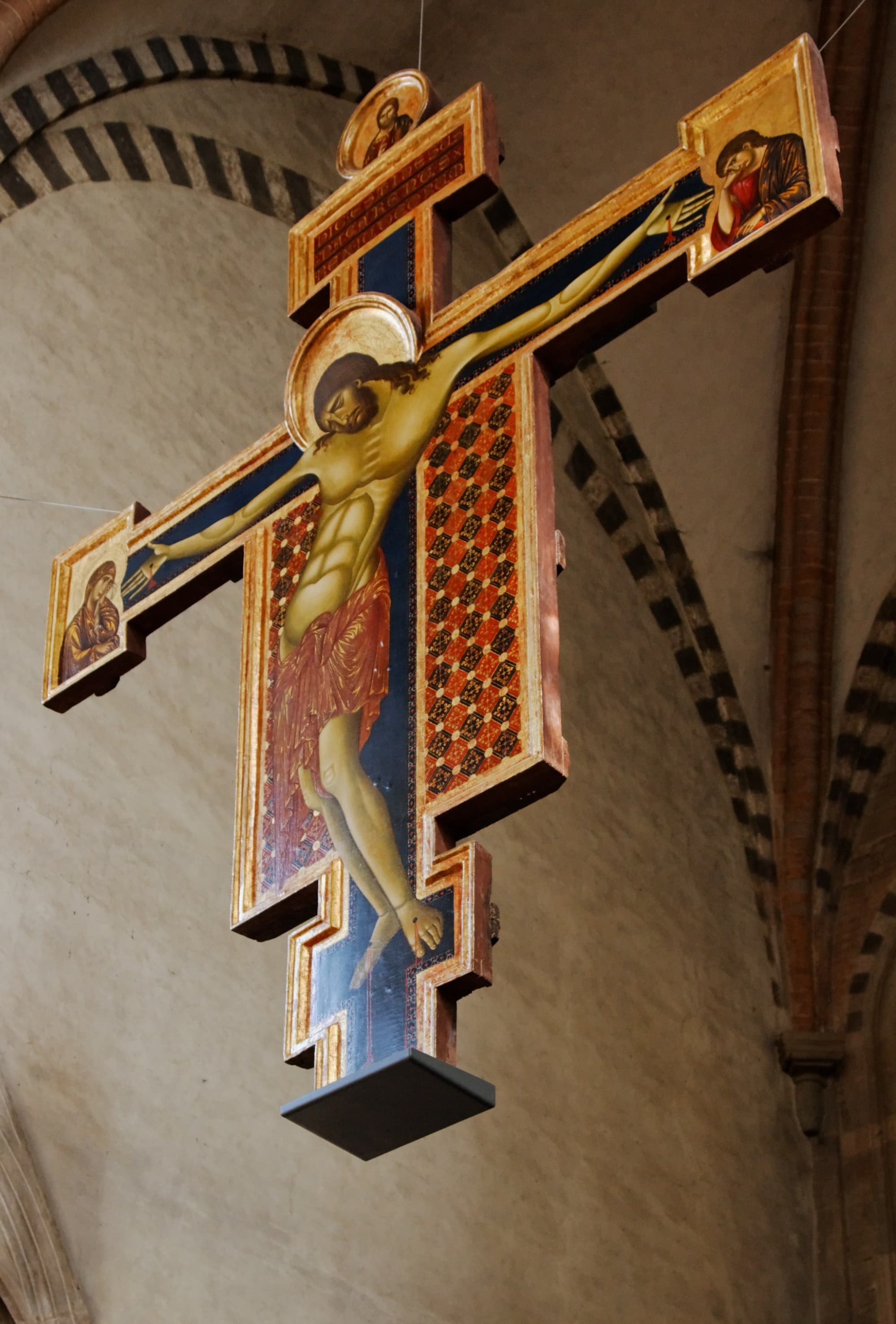 Wooden Crucifix by Cimabue, Church of San Domenico