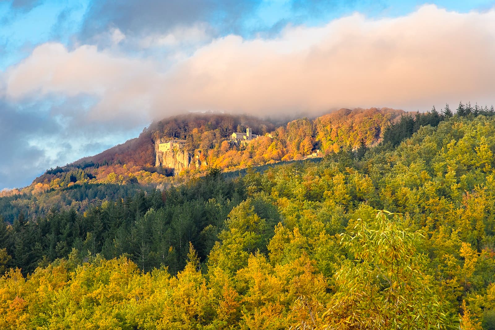 Blick auf La Verna