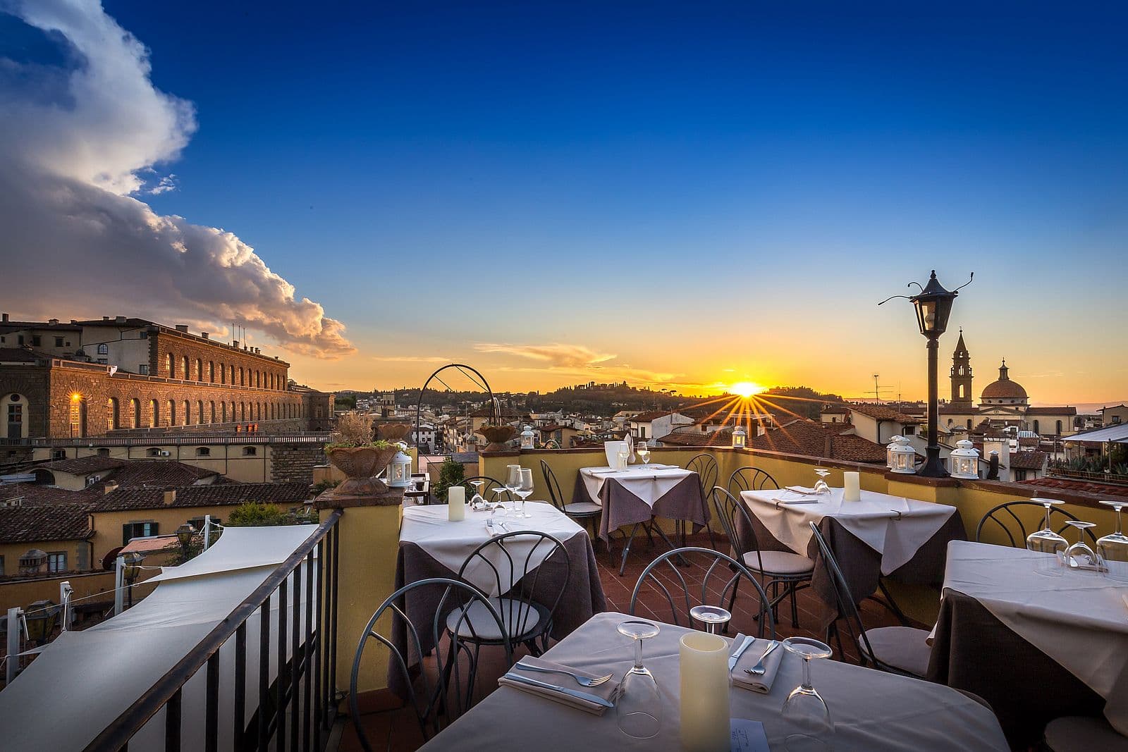 Vista dalla terrazza dell'Hotel La Scaletta