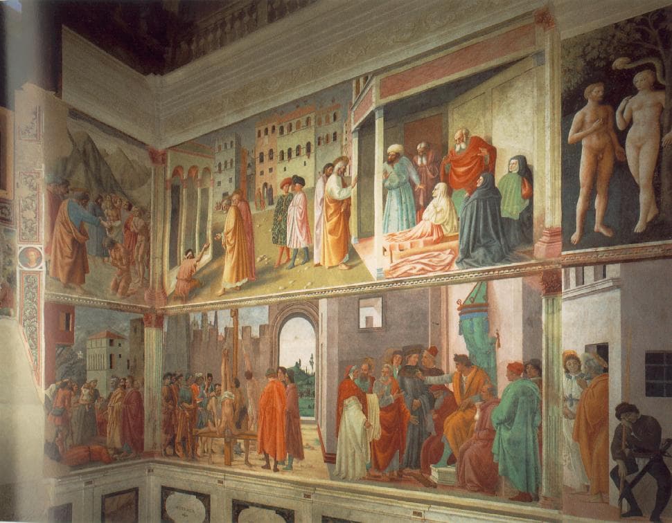 Le scene affrescate di Masaccio