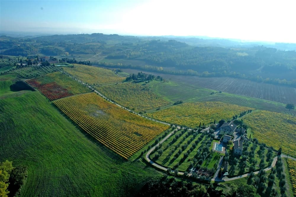 Sobrevolando Chianti