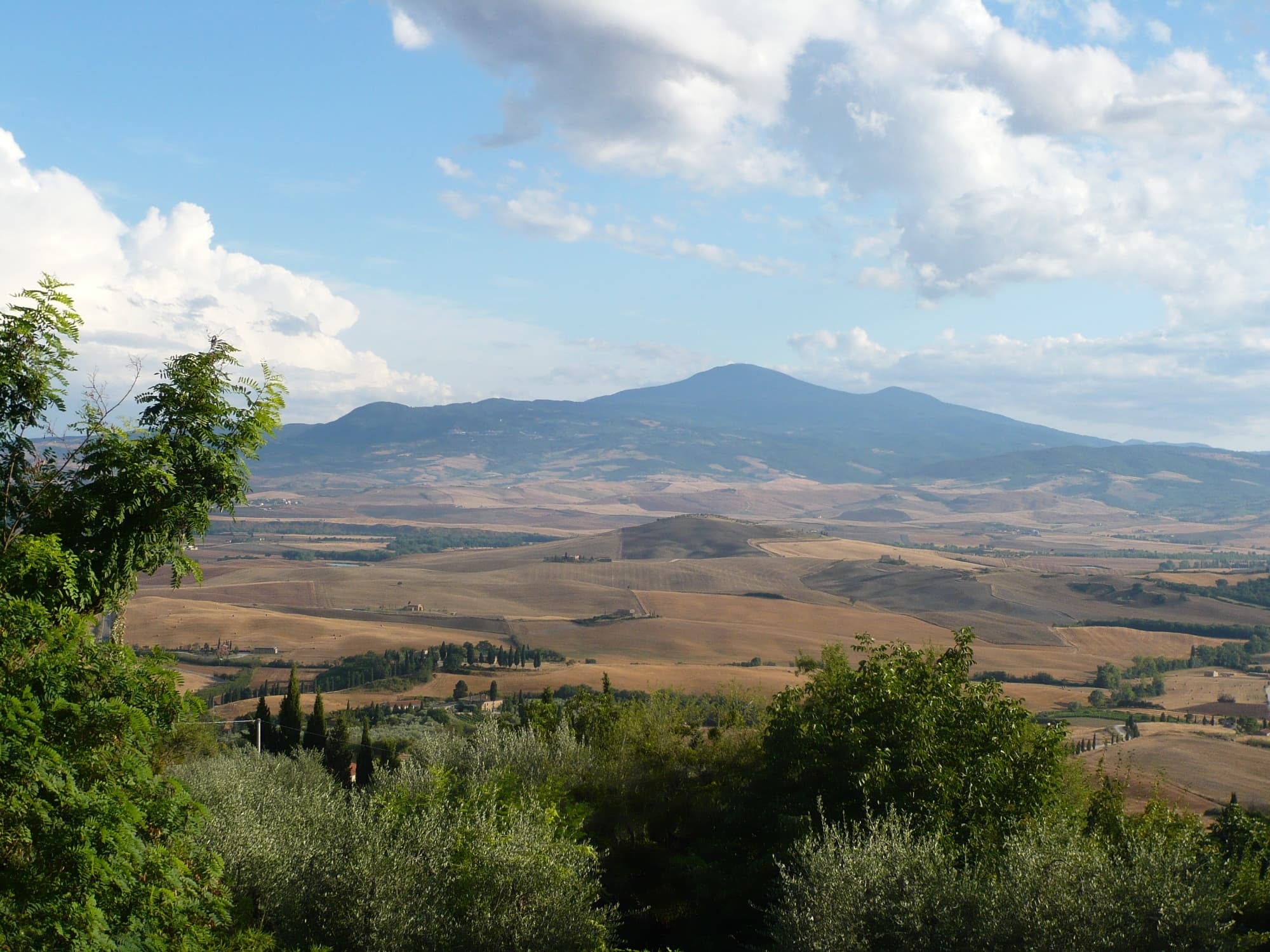 Breathtaking view of Monte Amiata and its beech forest