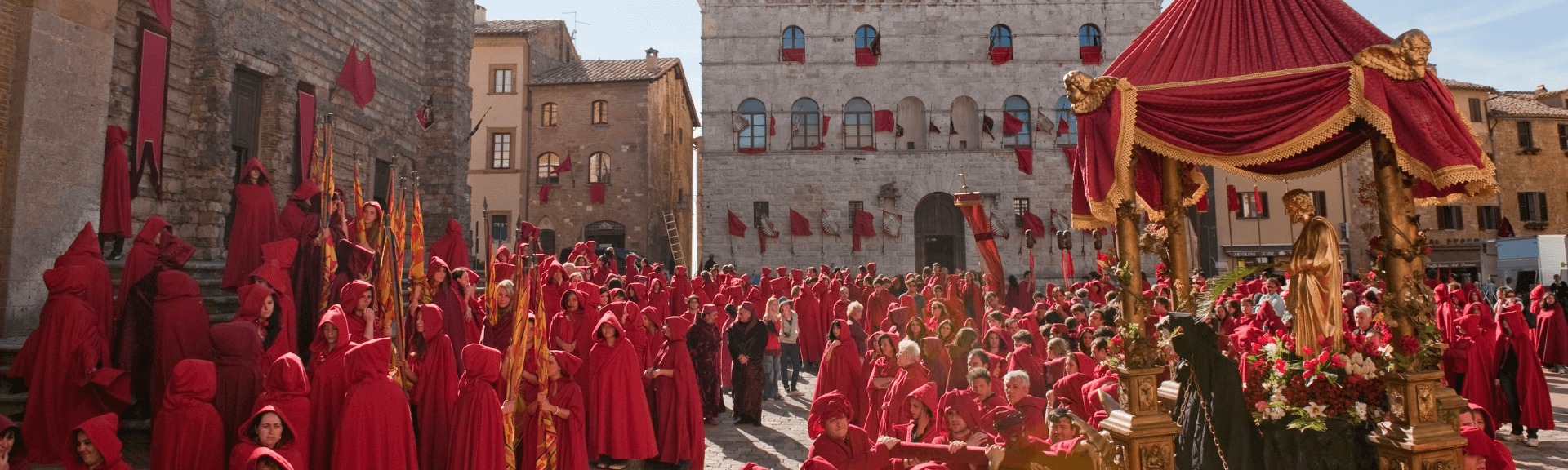 Piazza Grande Montepulciano during the recording of New Moon