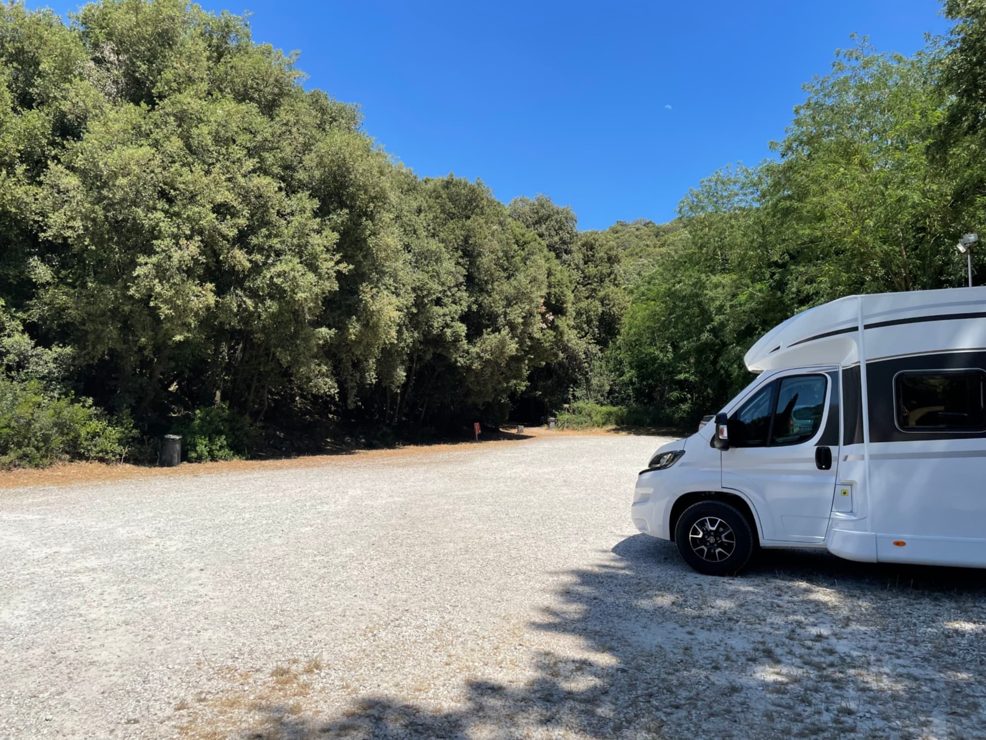 San Silvestro Archeological Park parking area