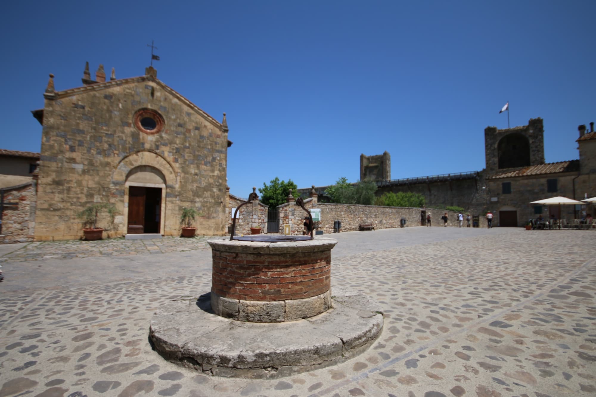 Hauptplatz in Monteriggioni