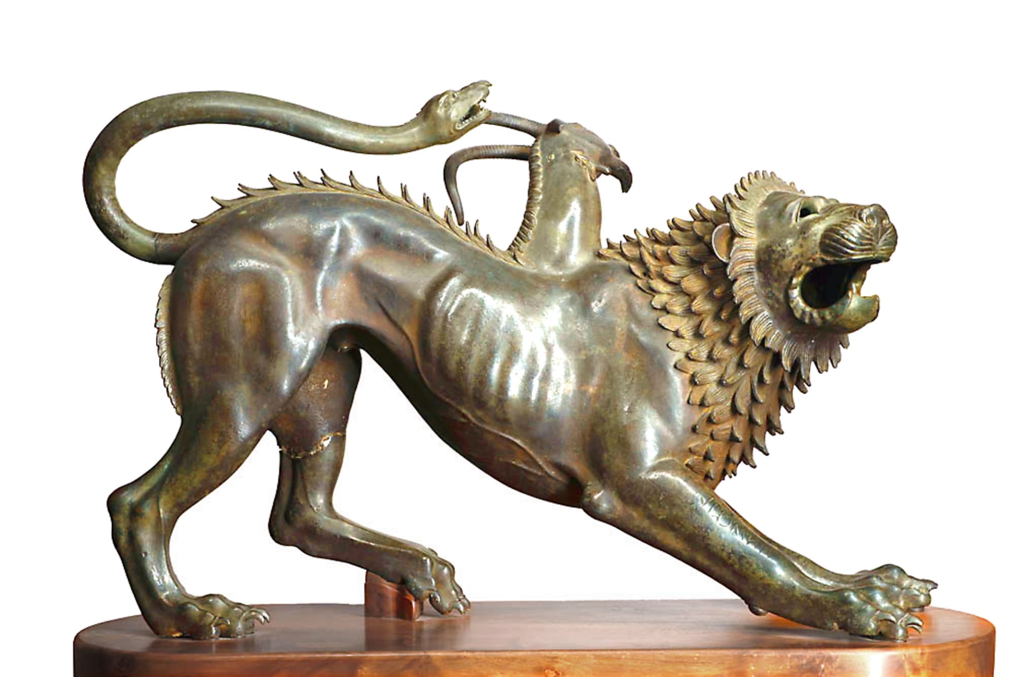 La Chimera di Arezzo conservata al Museo archeologico di Firenze