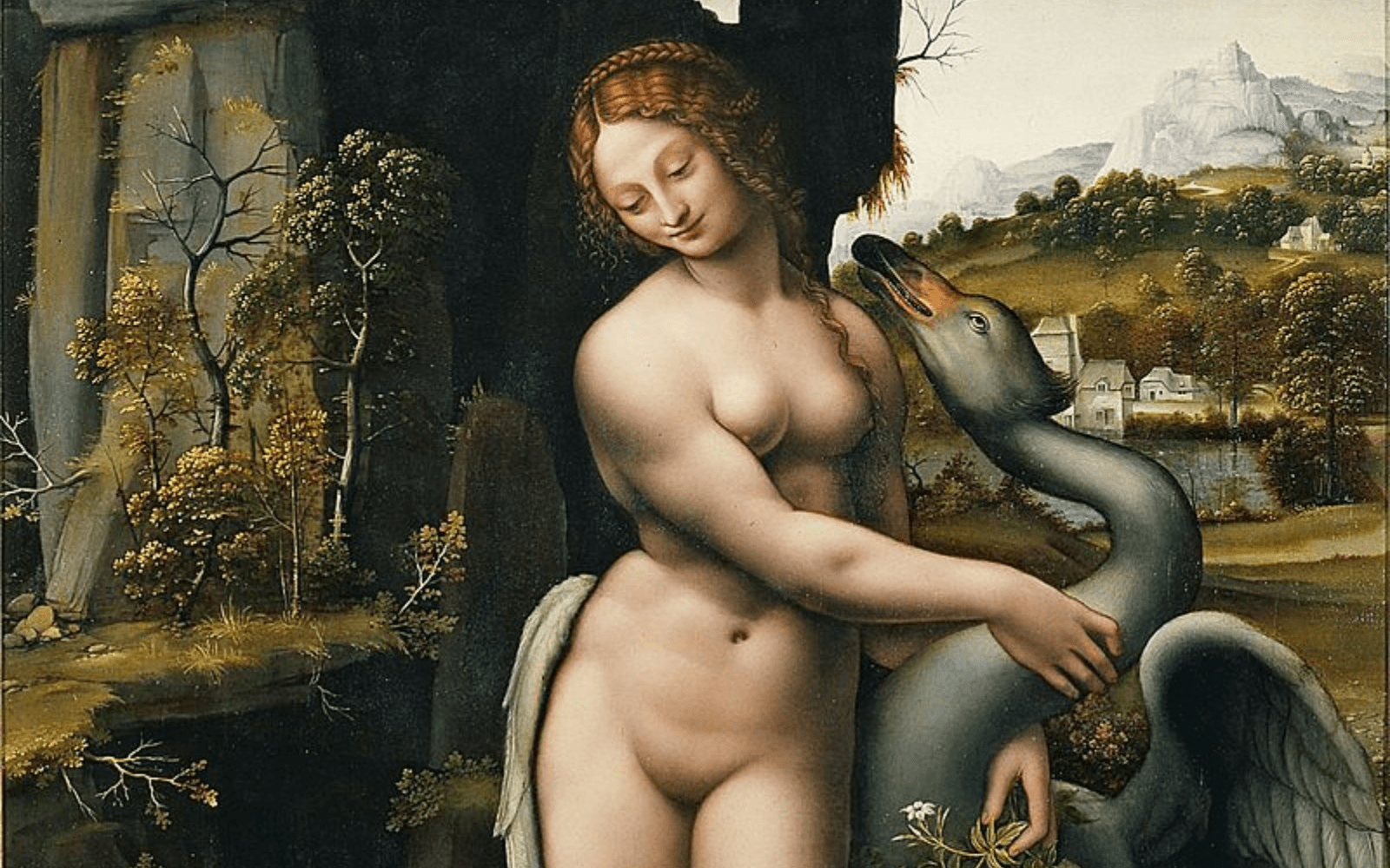 Leda di Francesco Melzi - Galleria degli Uffizi