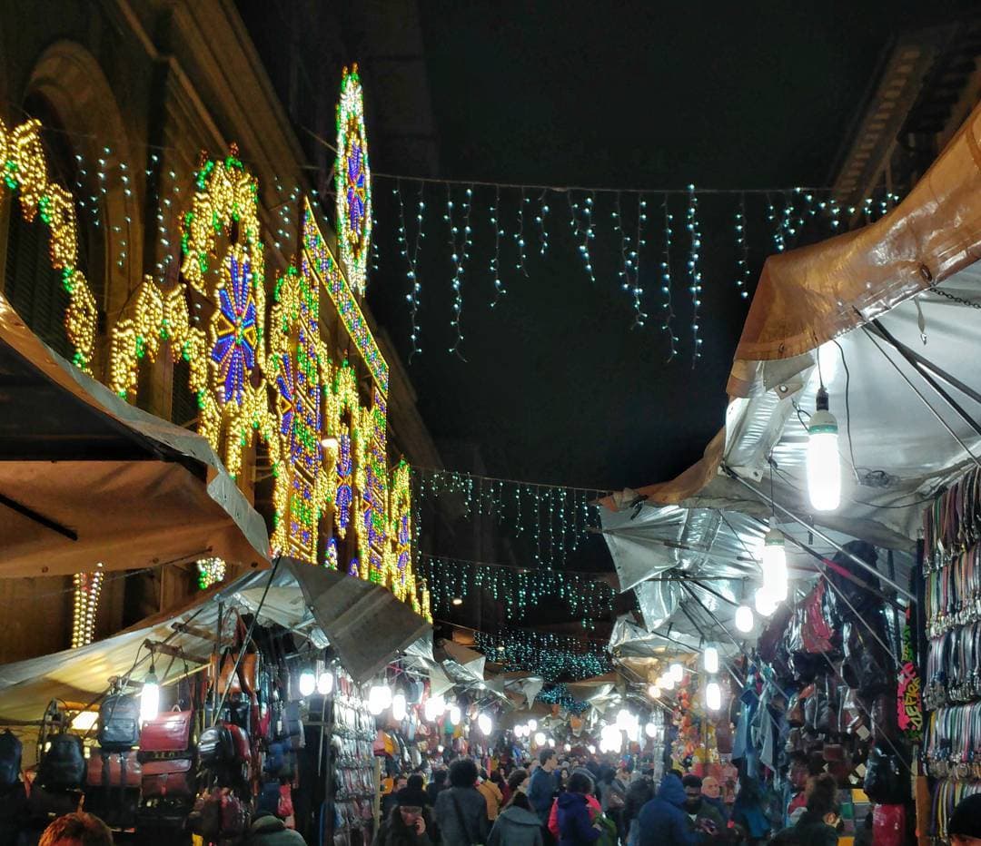 Mercato di San Lorenzo by night