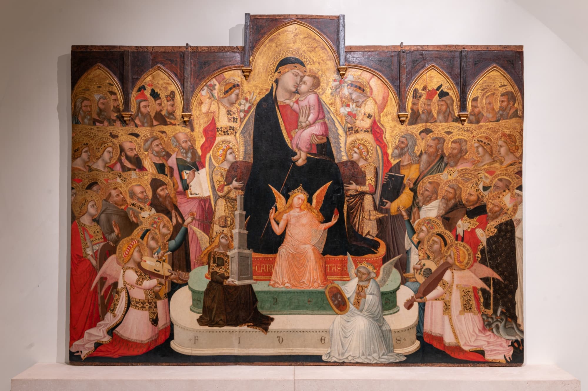 La Maestà by Ambrogio Lorenzetti