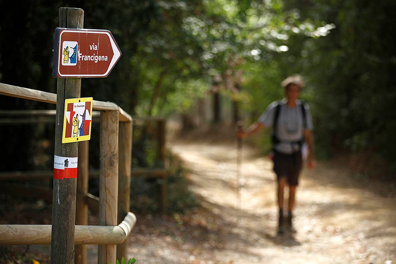 The Via Francigena in Tuscany