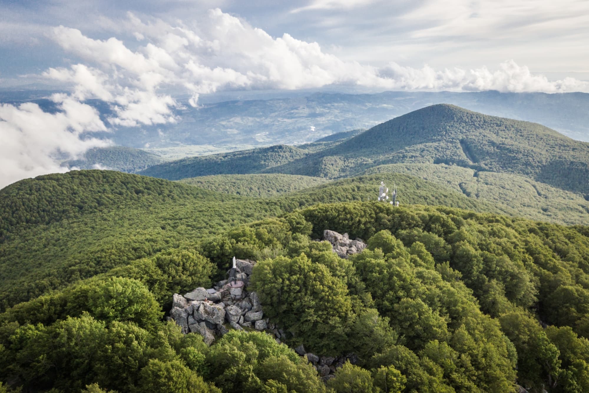 La vetta del Monte Amiata