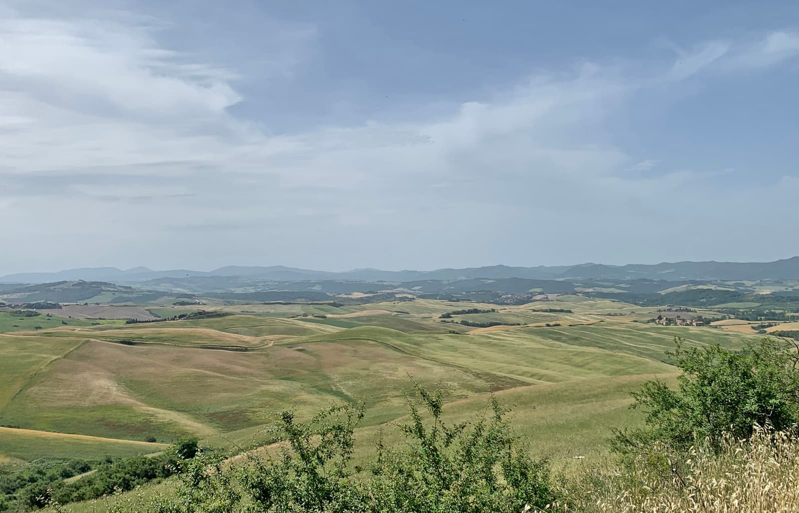 Panorama delle Crete senesi