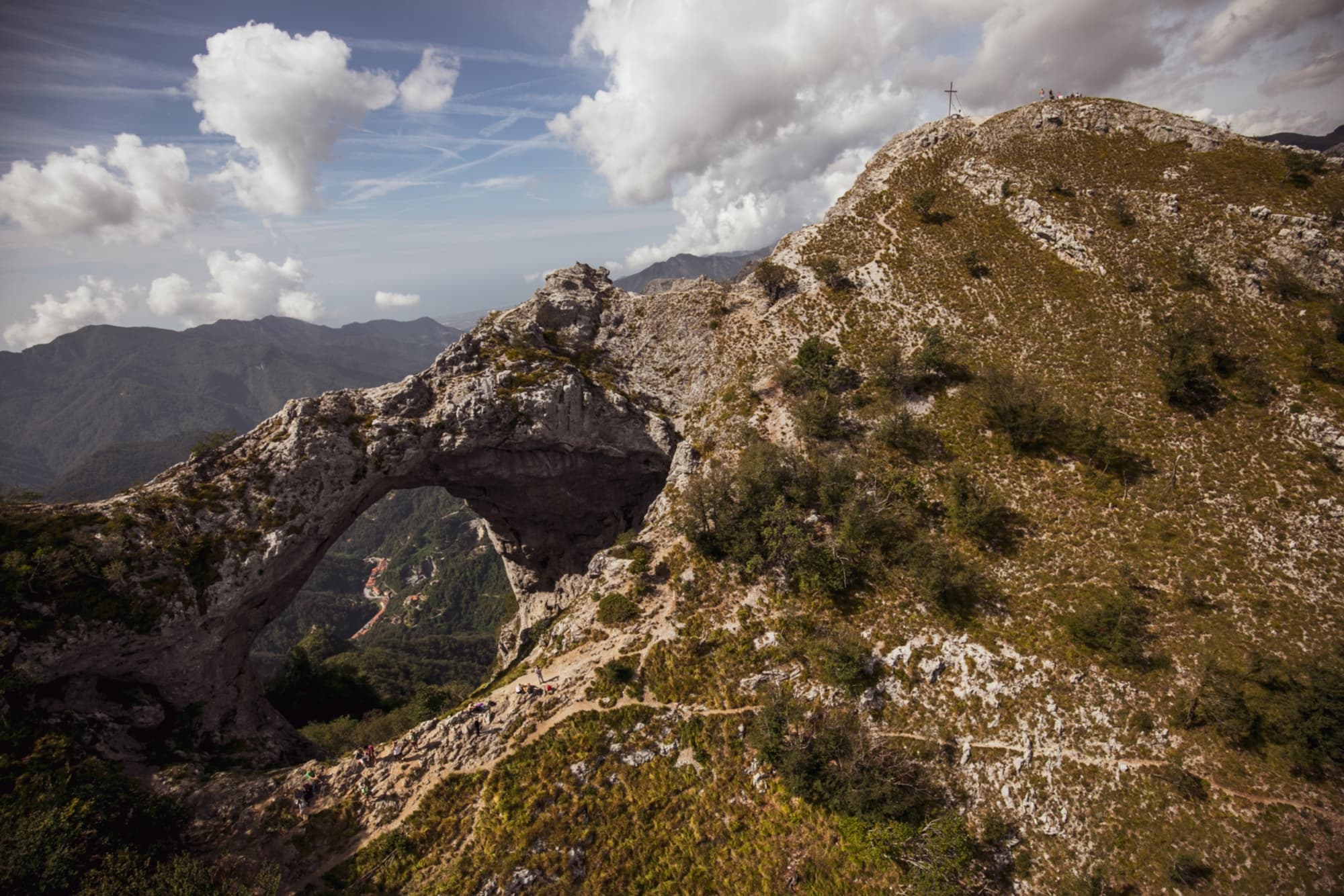 Mount Forato in the Apuan Alps