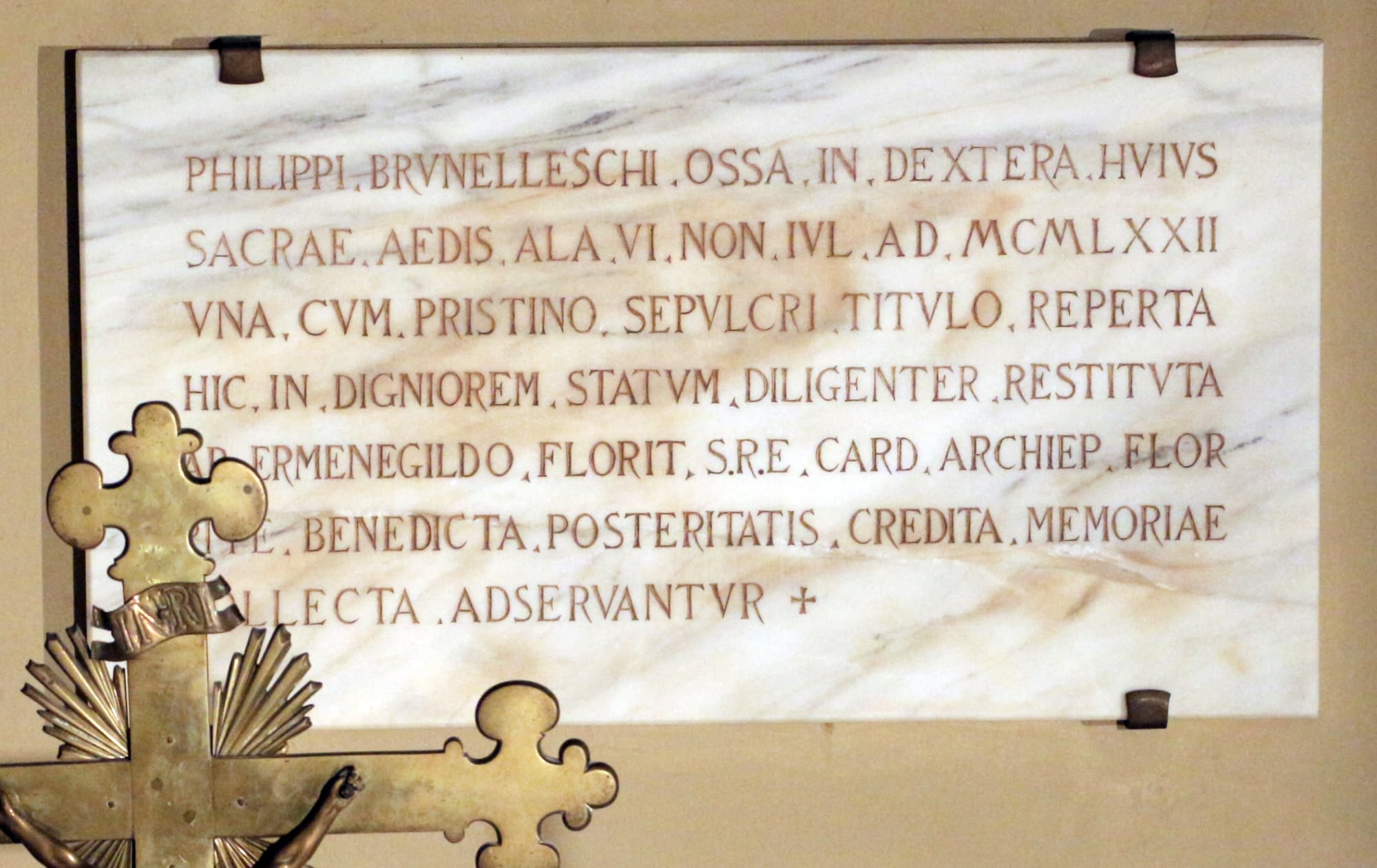 Grab von Filippo Brunelleschi, Kirche Santa Reparata