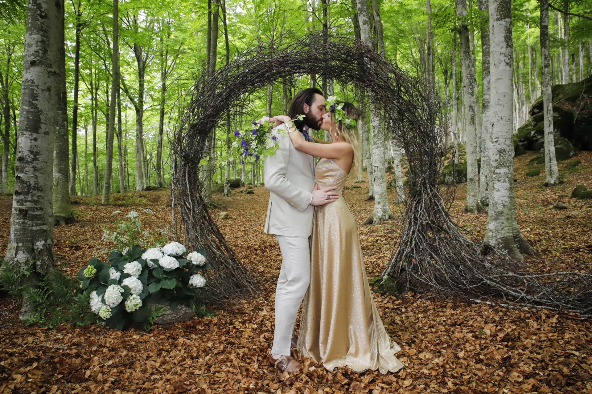 Matrimonio presso la Macchia Faggeta