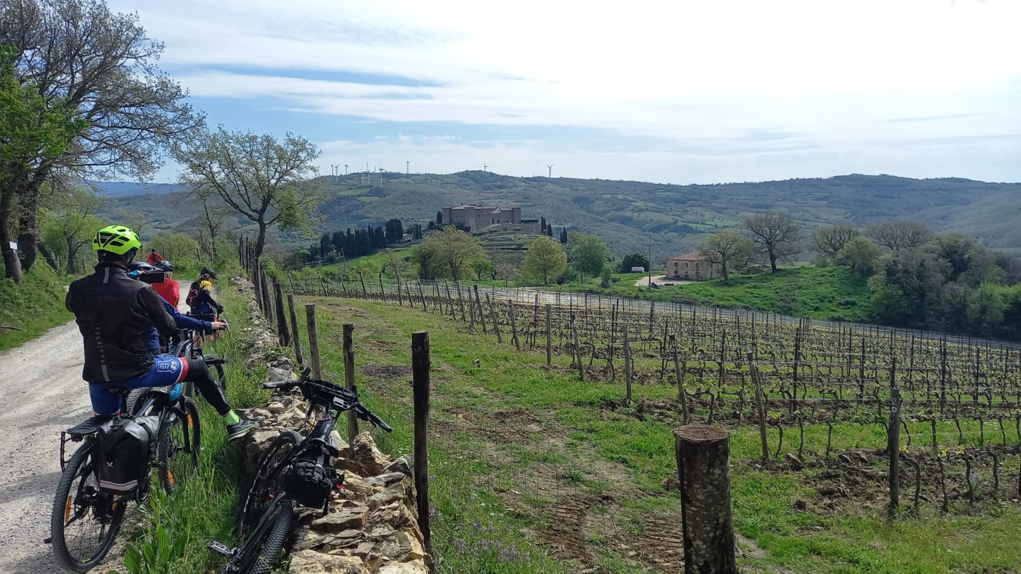 vue du parc éolien poggi alti