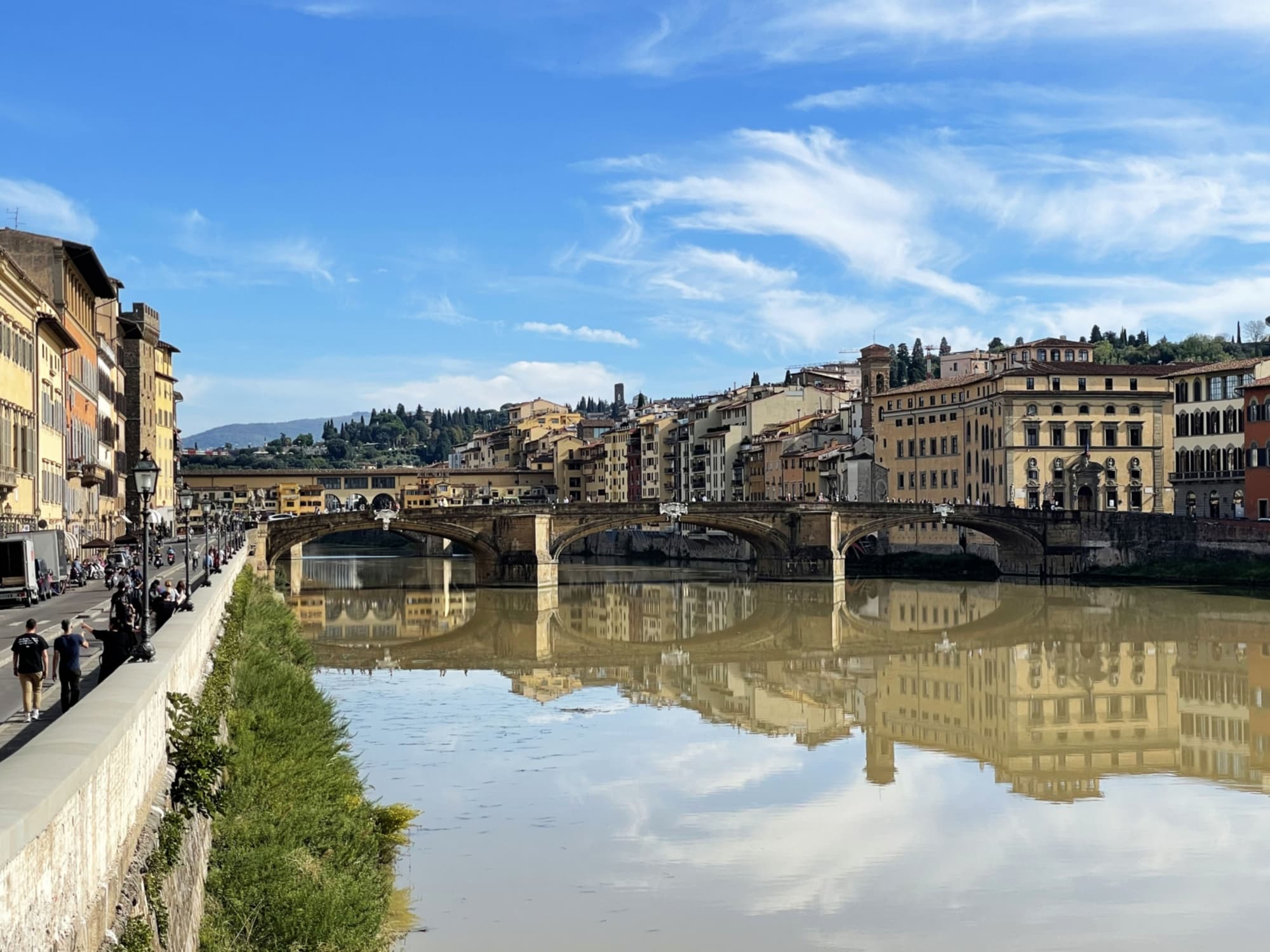 Le rive dell'Arno Fiorentino sino al parco dei Renai