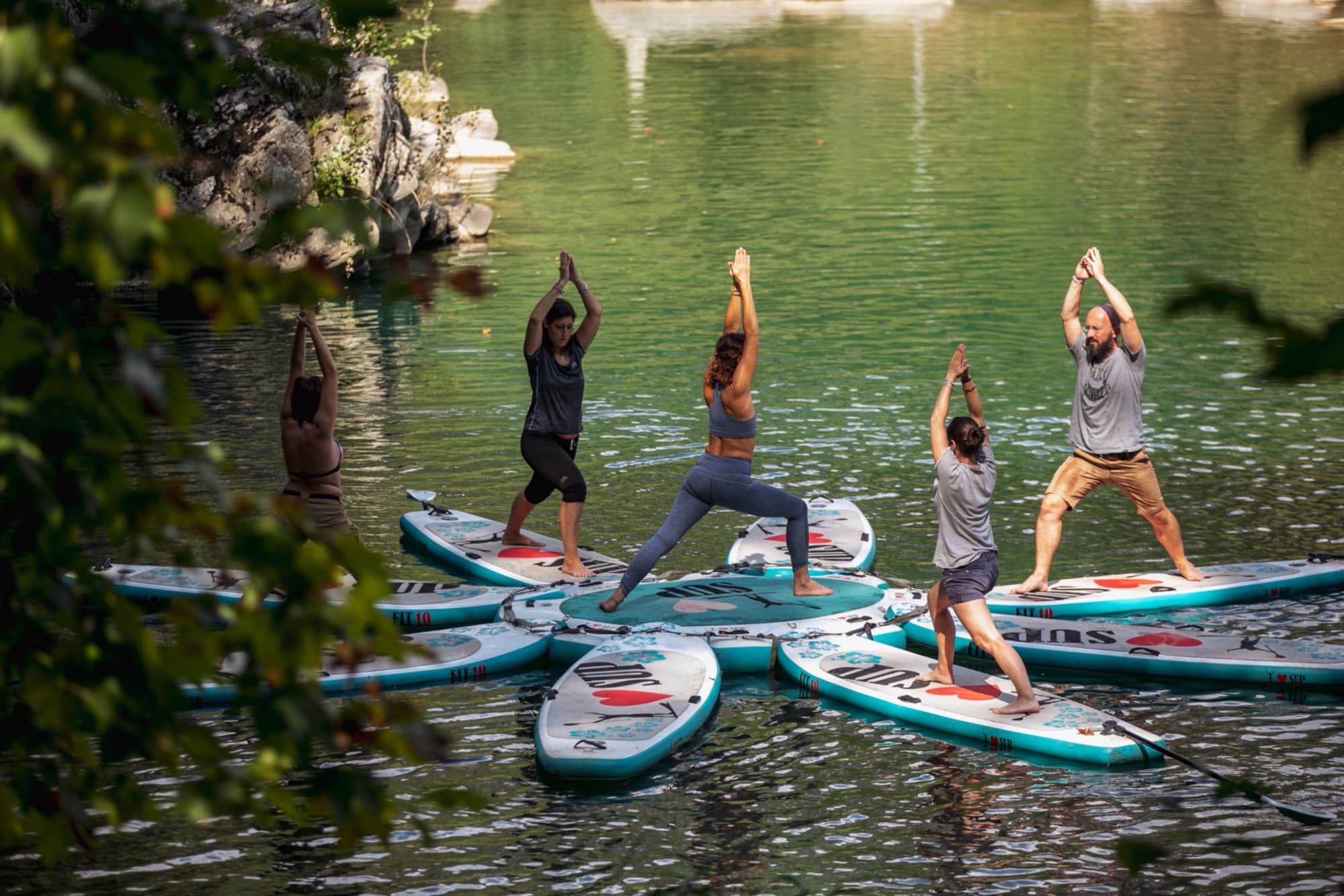 SUP Yoga al Canyon Park