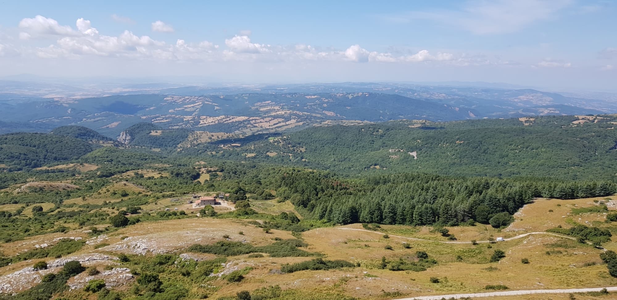 La vista desde Monte Labbro, Arcidosso