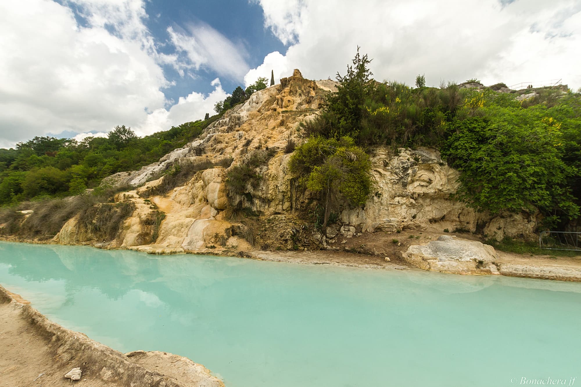 Eines der Thermalbecken von Bagno Vignoni