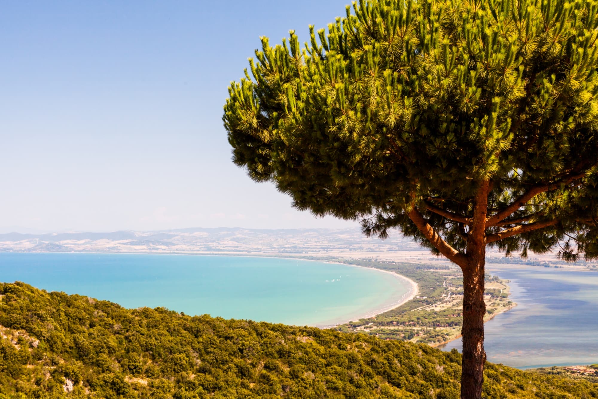 The coast of Monte Argentario