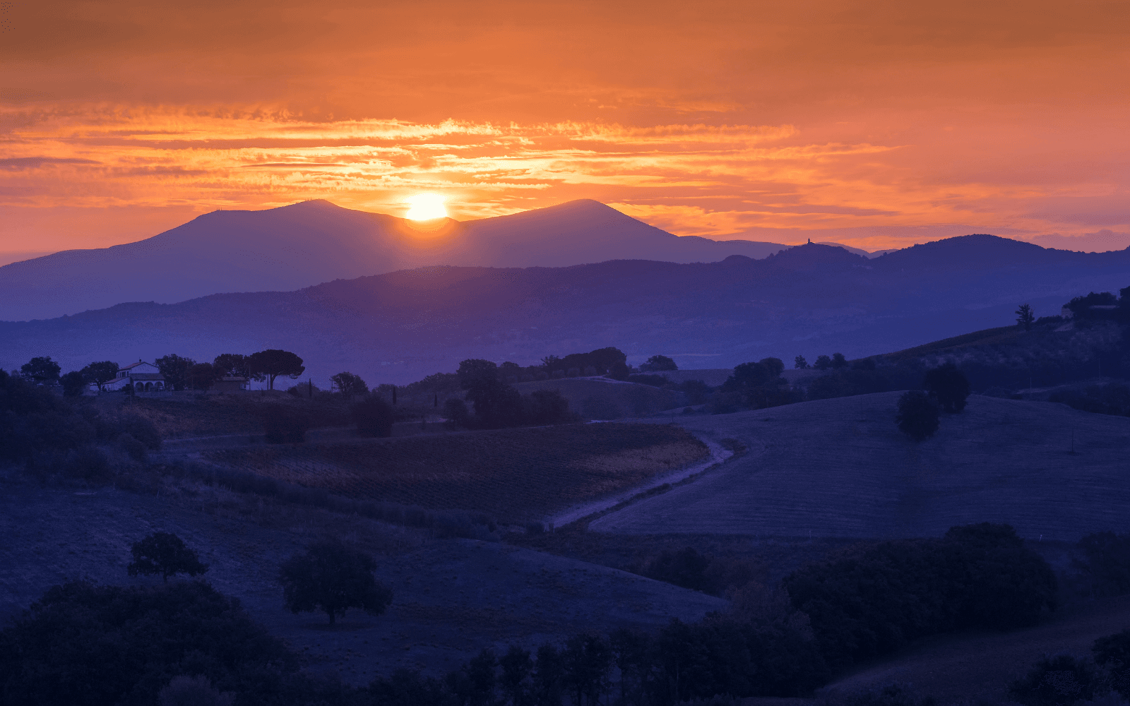 View of Mount Amiata