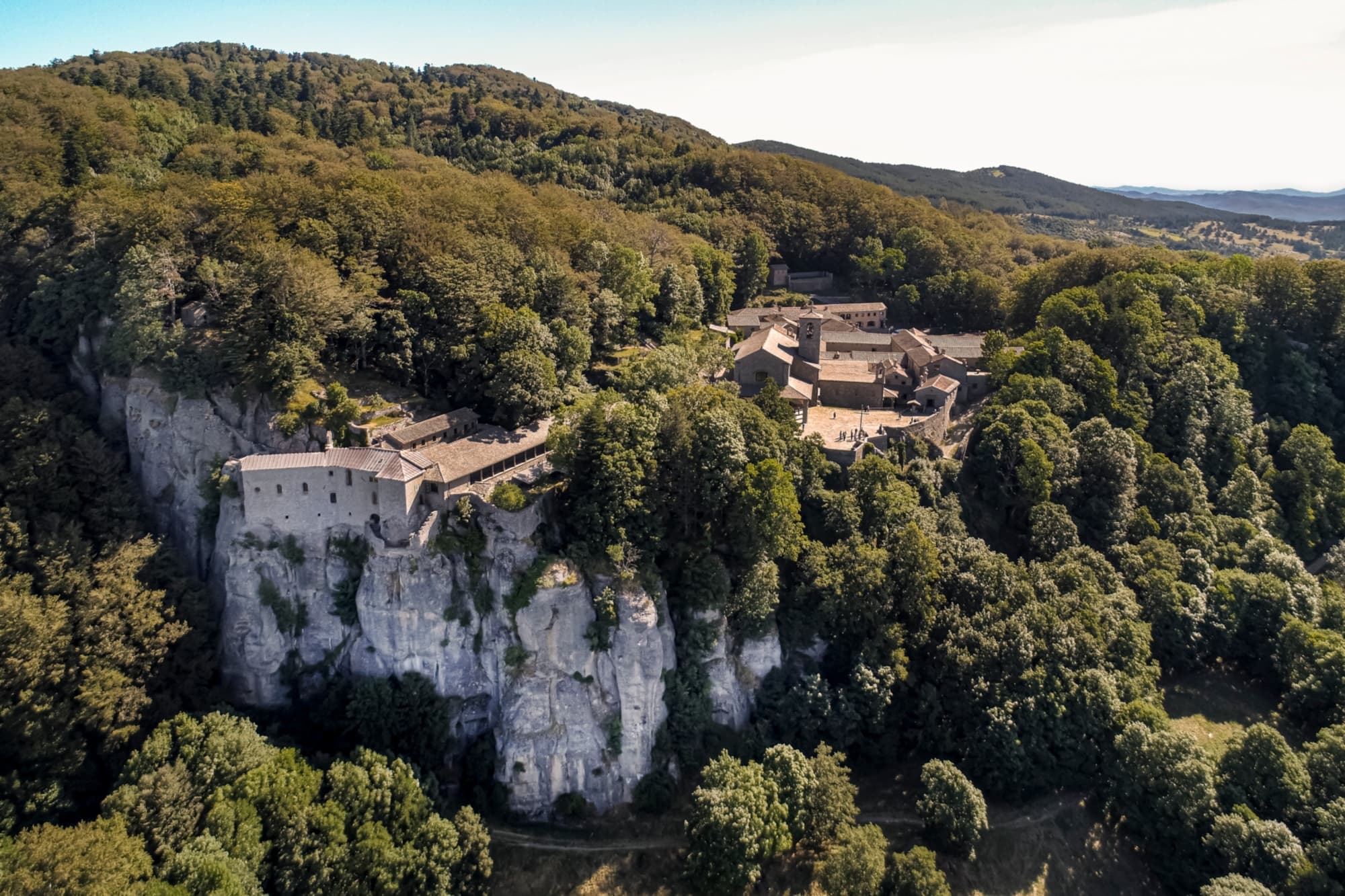 Santuario del Alverna desde arriba