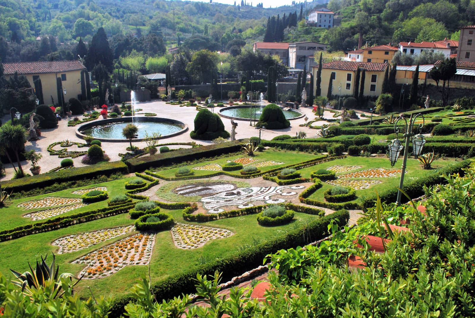 Immagine panoramica della Villa Garzoni di Collodi