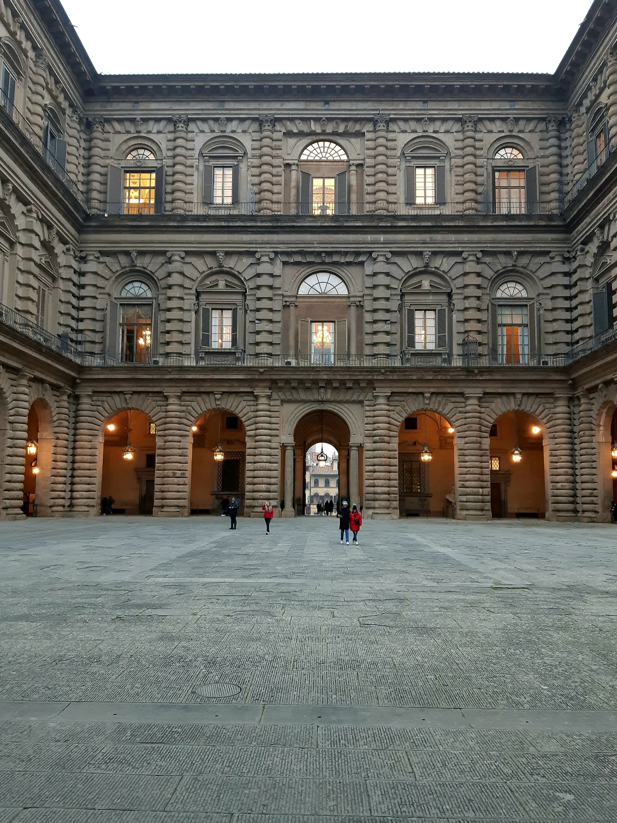 Innenhof des Palazzo Pitti