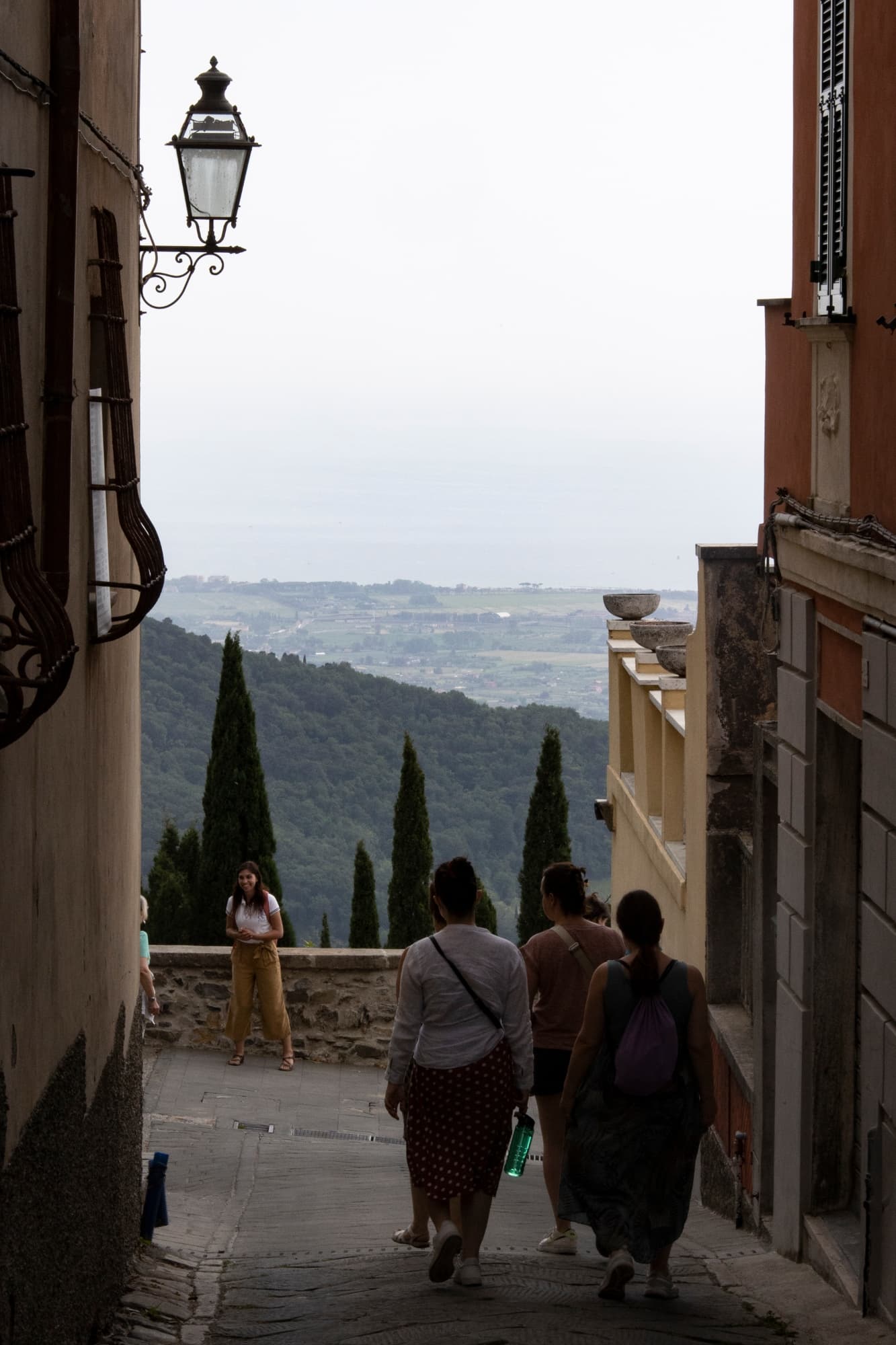 Vie panoramiche del centro storico di Fosdinovo