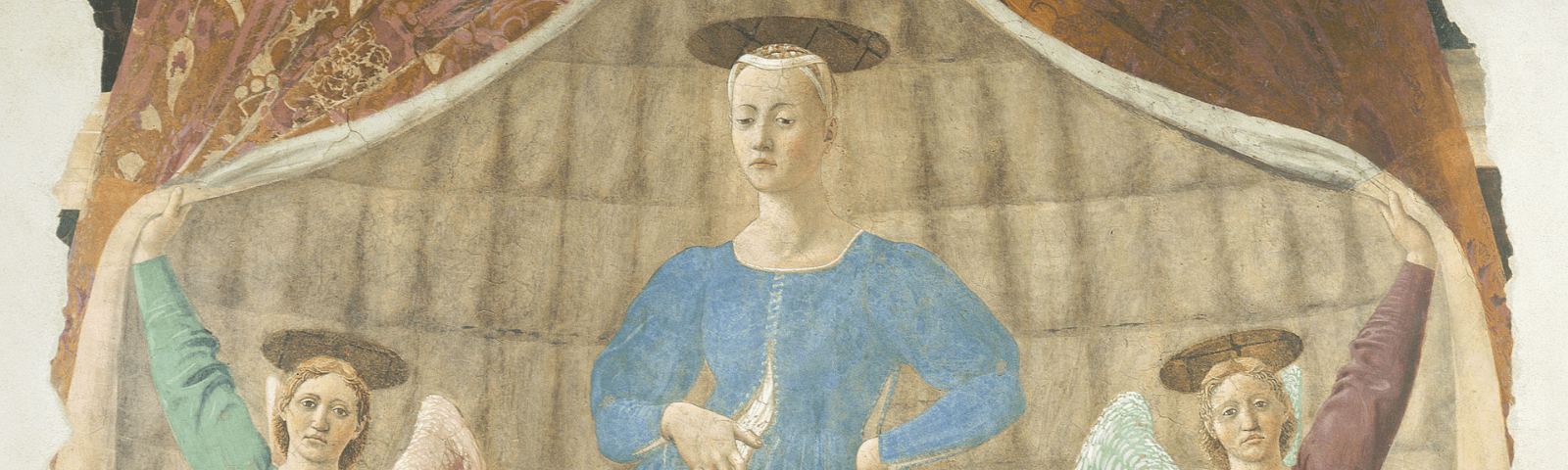 Image of the fresco Madonna del Parto 