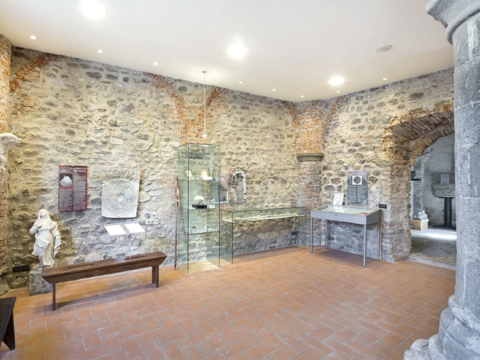 Sala espositiva Museo di San Caprasio