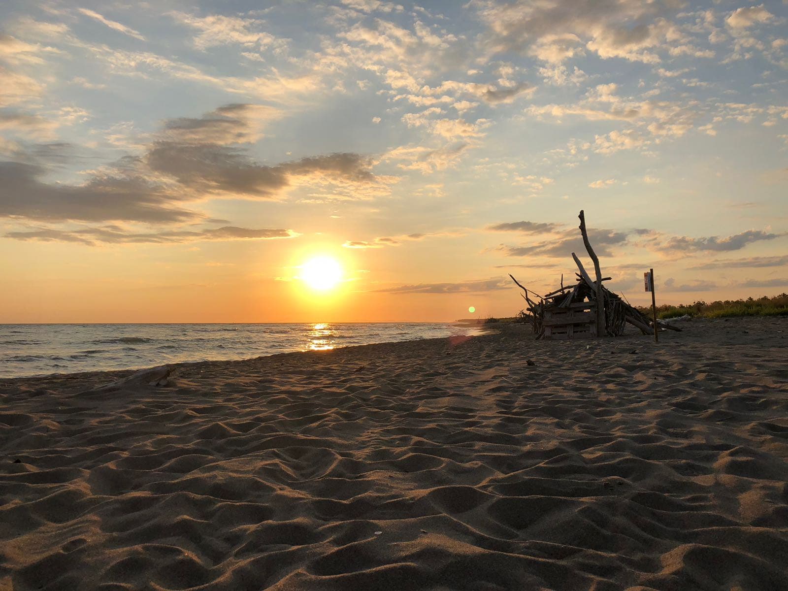 Principina Mare - tramonto sul mare