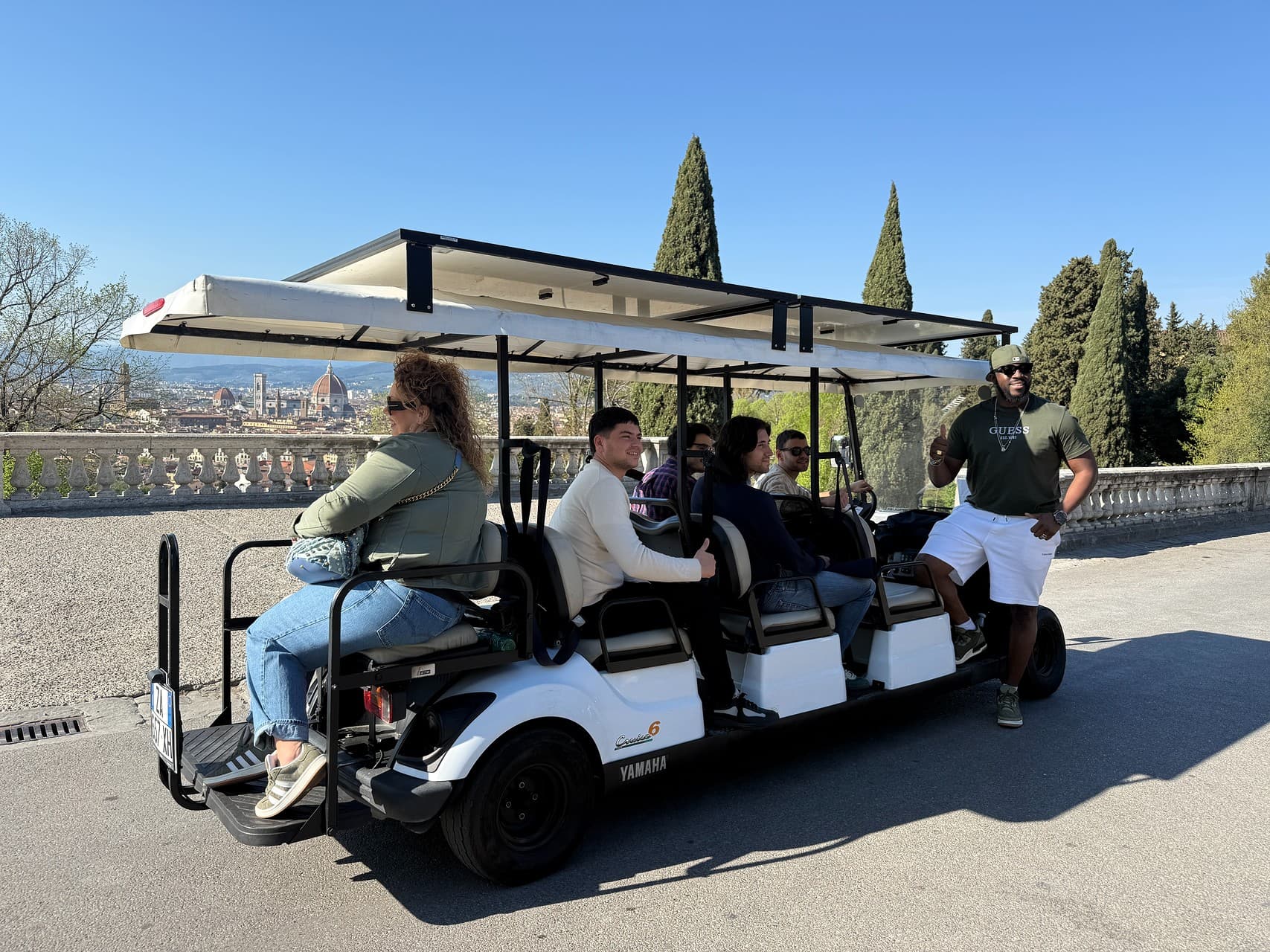 Tour panoramico di Firenze in golf cart