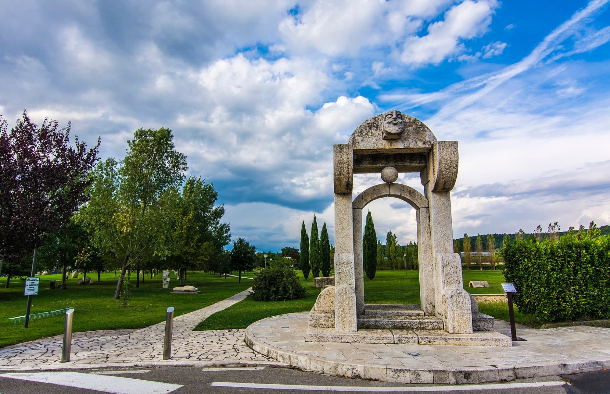 Entrée du parc aquatique de Rapolano Terme