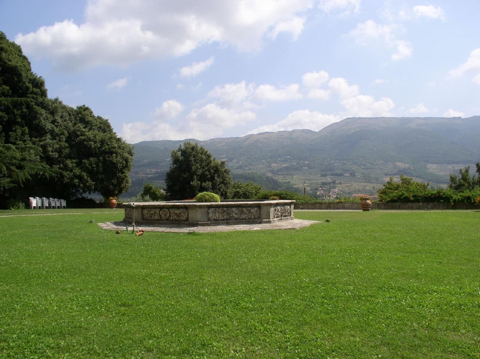 The garden of Villa Vai al Mulinaccio