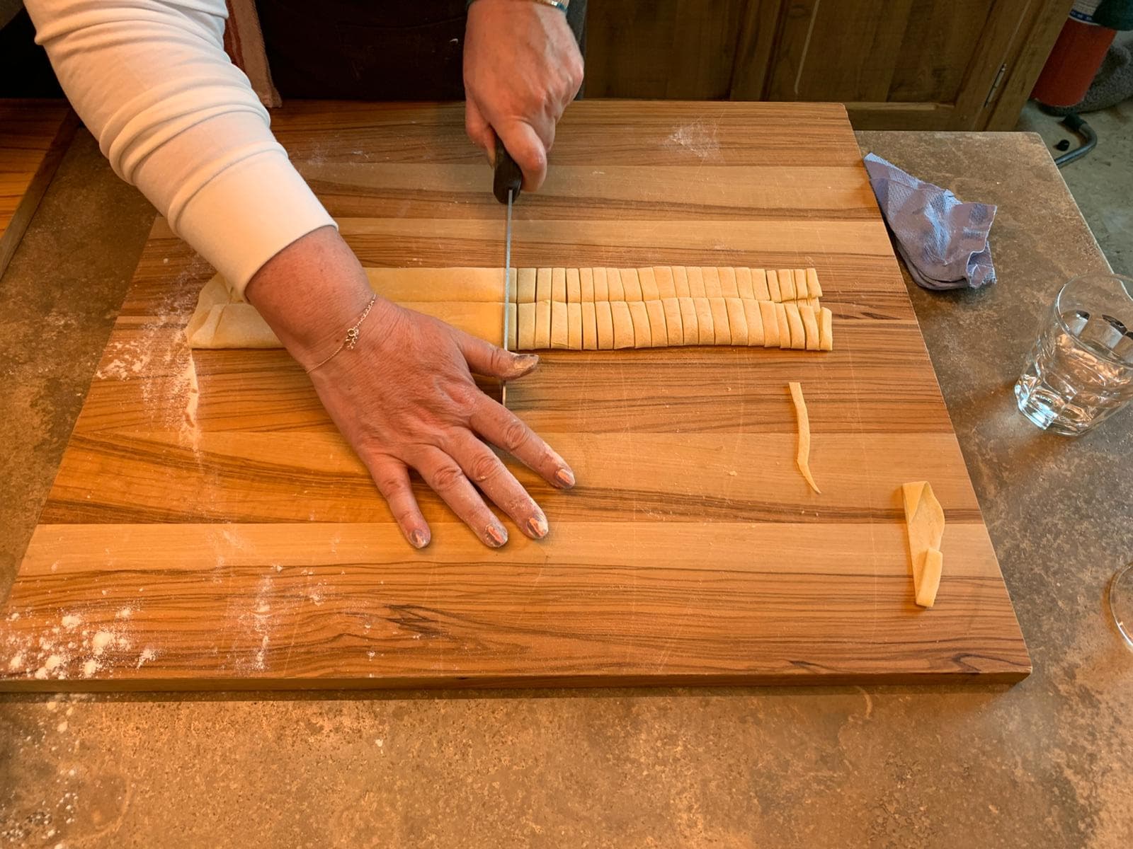 Fresh pasta cooking class in Montalcino